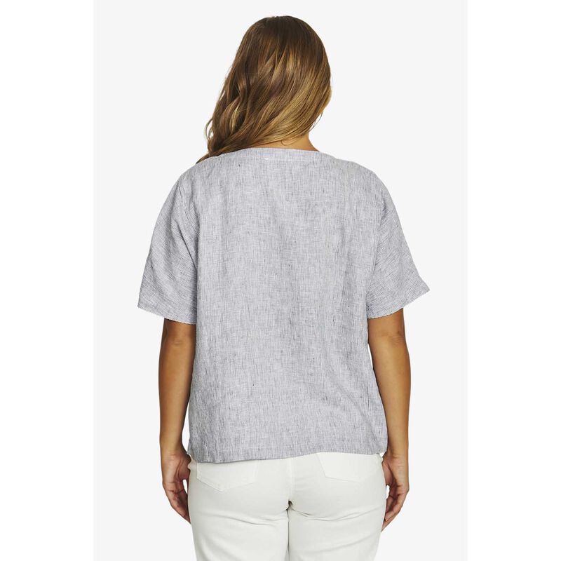 Jump Core Stripe Boxy Top image number 1